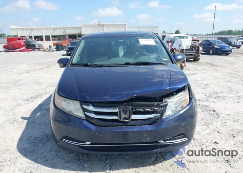 2015 Honda Odyssey Ex-L from USA, damaged, VIN 5FNRL5H66FB100344